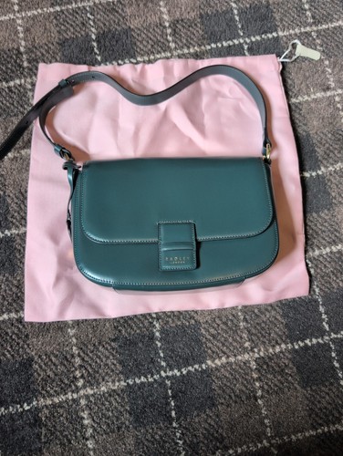 Bottle green shoulder bag - bottle,
