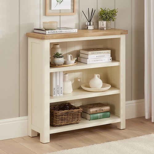 Low bookcase marbury cream - bookcase,