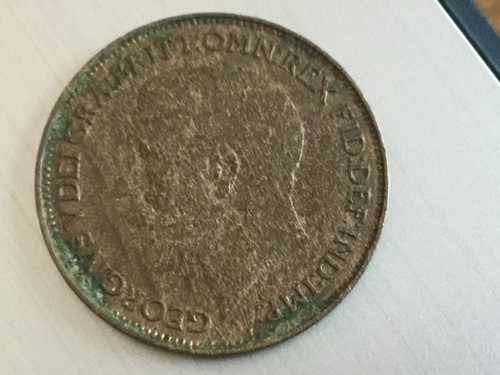 1925 george british farthing - british,