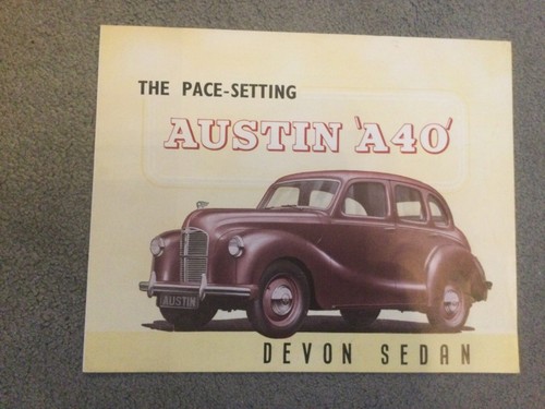 Austin a40 devon sedan - austin,