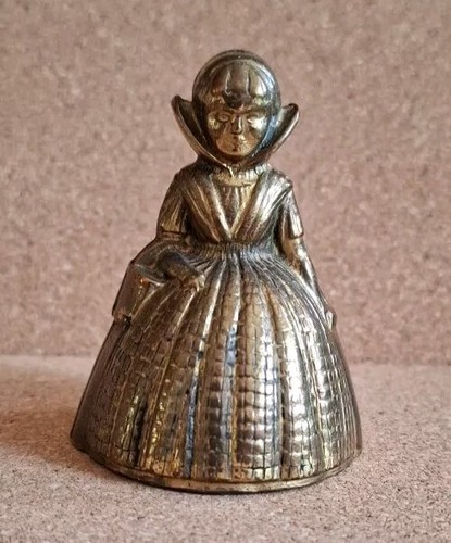 Brass bell crinoline lady - bell,