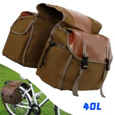 Double Side Bicycle Saddle Bag Bicycle Pannier for Shopping Traveling Cycling