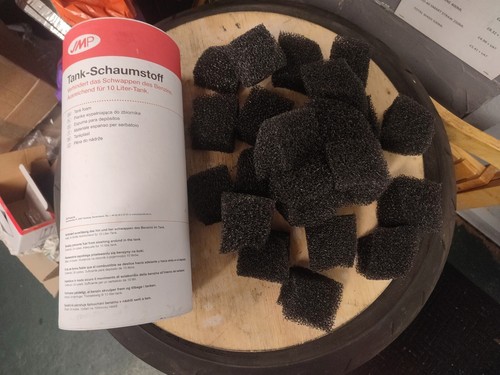 Petrol fuel tank foam inserts - tank,