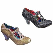 Irregular Choice Nicely Done Black (N55) 4255-05AH Ladies Heels in Various Sizes