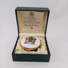 Toye, Kenning & Spencer ~House of Toye ~ English Handcrafted Enamel Trinket Box 