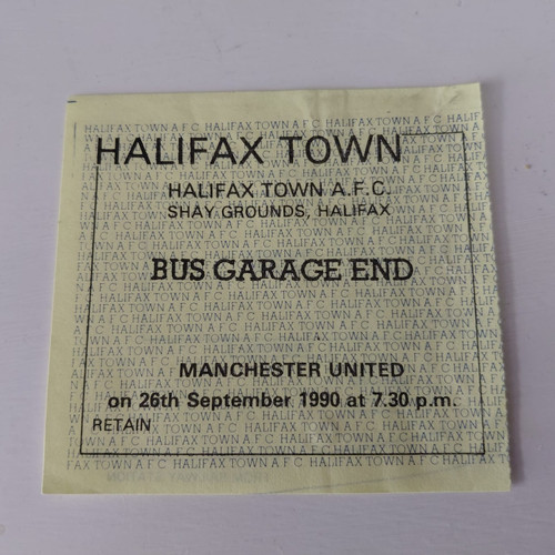 Ticket stub halifax - stub-, v