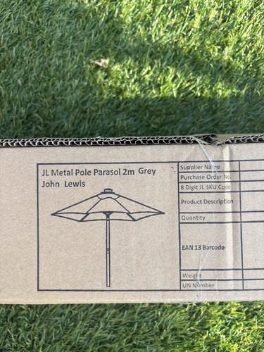 John lewis metal pole parasol - john,