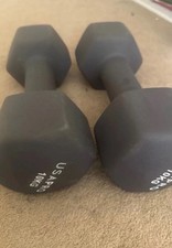 Dumbbells 2x10 Kg Heavy Weight Set for Home Gym Strength Training