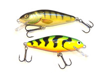 Salmo Perch x 2 Floating Crankbait / Fishing Plug Lure 8cm