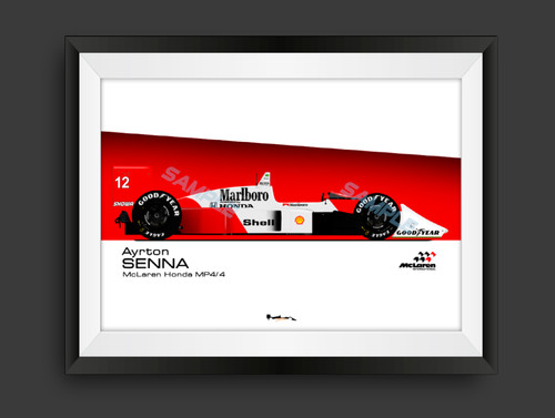 Ayrton senna mclaren mp4 - ayrton, mp4/4