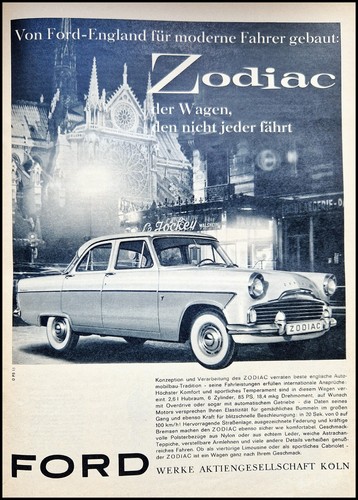 1960 ford zodiac - 1960, (gb)