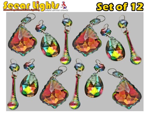 Vitrail iridescent chandelier - vitrail,