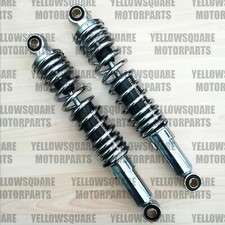Rear Shock Absorbers Kawasaki KC100 KM100 Z200 KC KM 100 320mm Shocks Chrome