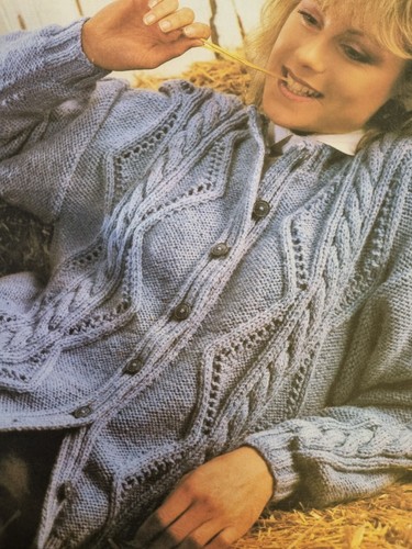 Knitting pattern ladies aran - ladies,