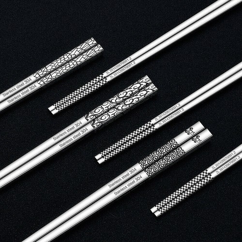 Stainless steel chopsticks - stainless,