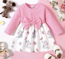 New Baby Girls Pink Elephant