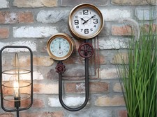 Industrial Wall Clock Retro
