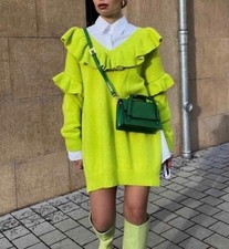 BNWT Bright Yellow/Green ZARA