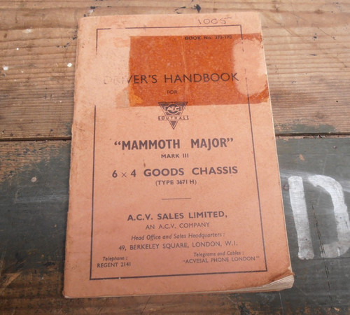 Aec mammoth major - mammoth, mark