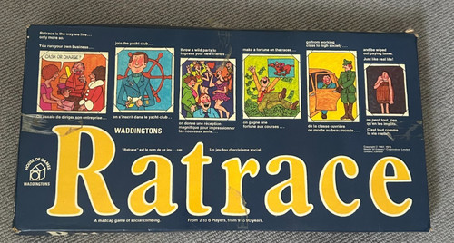 Ratrace board game waddingtons - board,
