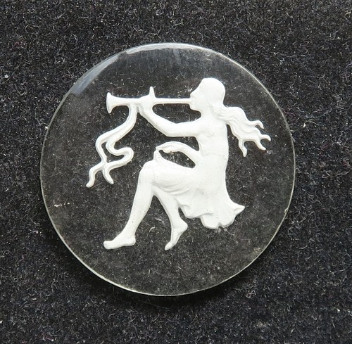 Antique glass intaglio - glass, –