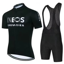 2pc Mens Cycling Jersey Bib
