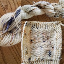 Hand dyed yarn, Superwash