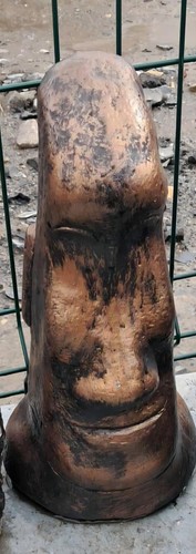 Easter island head mold - head, latex