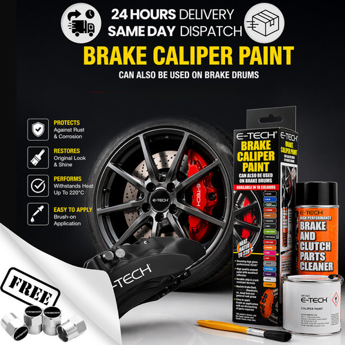 Matt black brake - matt, paint