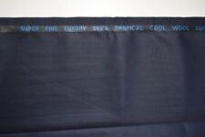 SUPER FINE 360’s TROPICAL COOL WOOL SUITING FABRIC MADE IN ENGLAND - NAVY.