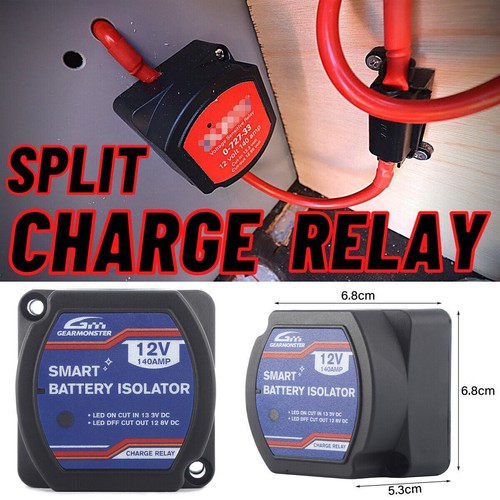 Split charge relay - split, 12v