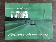 Morris Mini Cooper  brochure