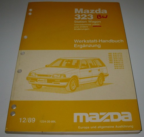 Werkstatthandbuch mazda 323 - werkstatthandbuch,