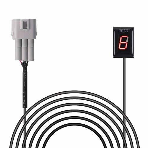Motorcycle gear indicator red - indicator,