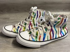Converse Junior Hi-Top Zebra