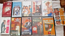 12 X Bundle VHS Video Tapes - Mixed Lot Various Genres Band Aid, Boxing, Comedy,