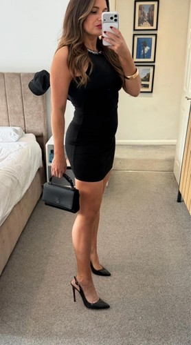 Topshop black mini - black,