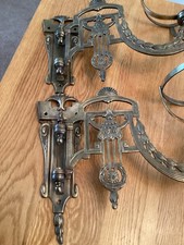 A Pair Of Art Nouveau Oil Lamp