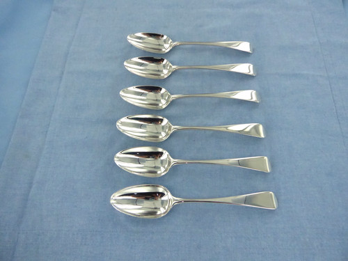 Antique set six sterling - set,