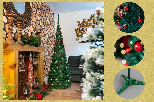 4ft pre lit - 4ft, christmas