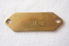 1 SM 2 Bus Brass Plate Sign London Transport