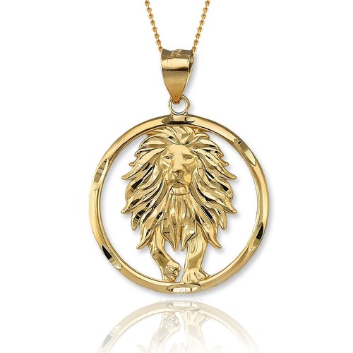 Leo zodiac lion pendant - zodiac,