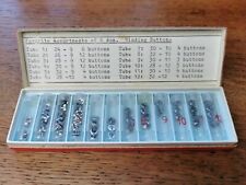 Favourite Chrome Watch Crowns, Box of New Old Stock Crowns, Various Sizes #M519