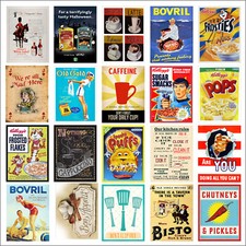 Various Retro Tin Metal