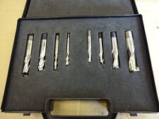 Dormer vertical milling cutters 4 x end + 4 x slot drills imperial