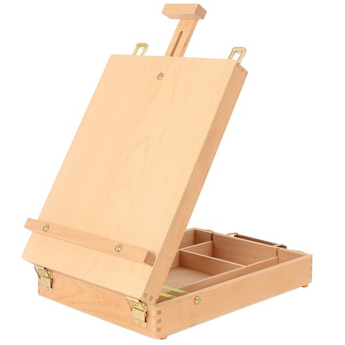 Wooden table easel - table, with