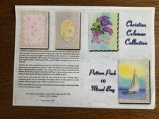 Christine Coleman Vintage Pattern Pack  10 - Mixed Bag Step By Step Instructions