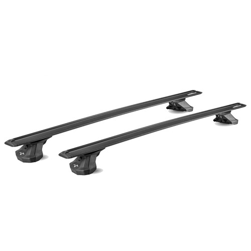 Aluminium aero black wing bars - aluminium,