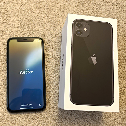 Apple iphone 128gb black - apple, 11