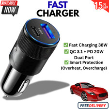 Fast Car Charger PD 20W Dual